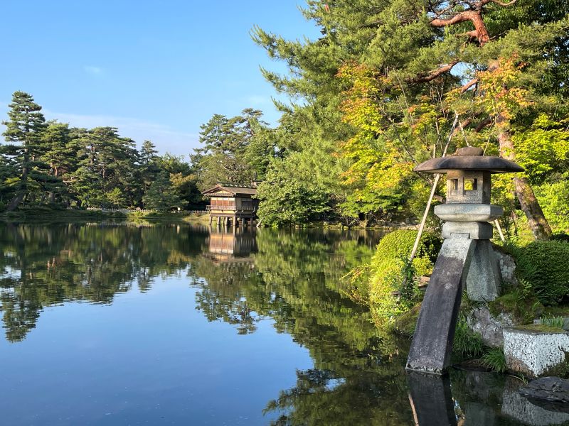 夏の徽軫灯籠